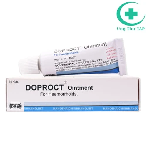 Doproct Ointment 10mg Continental - Thuốc điều trị bệnh trĩ
