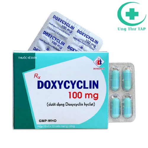 Doxycyclin 100 mg - Thuốc điều trị nhiễm khuẩn đường hô hấp
