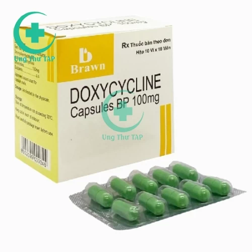 Doxycycline Capsules BP 100mg - Thuốc điều trị nhiễm trùng