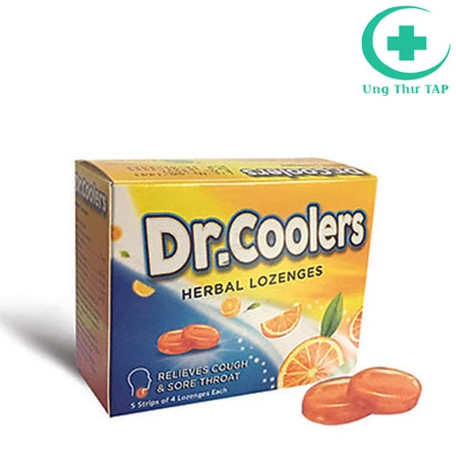 Dr.Coolers (Vị cam) - Hỗ trợ giảm ho, rát họng, phế quản hiệu quả