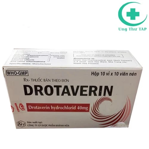 Drotaverin 40mg - Thuốc điều trị đau co thắt cơ trơn hiệu quả