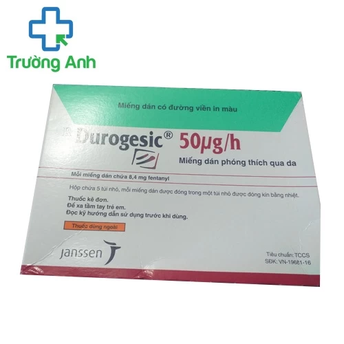 Durogesic 50µg/h  - Miếng dán giảm đau nhanh chóng và hiệu quả