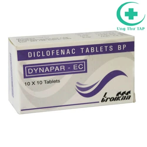 Dynapar EC 50mg Troikaa - Thuốc kháng viêm, giảm đau của Ấn Độ