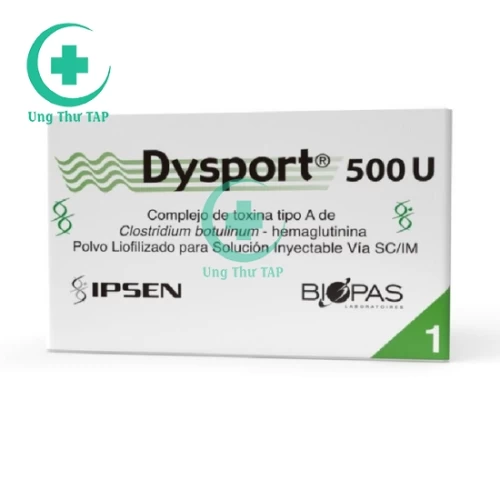 Dysport 500U - Thuốc điều trị hỗ trợ cho vật lý trị liệu