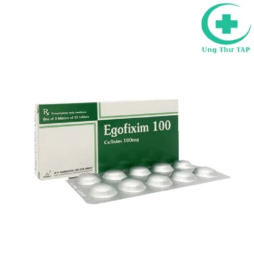 Egofixim 100 Amvipharm - Thuốc điều trị nhiễm khuẩn
