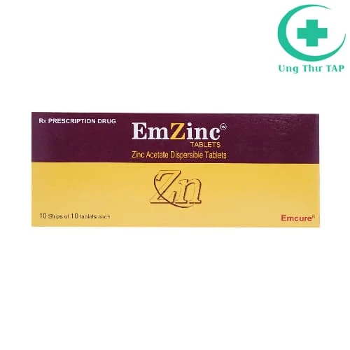 Emzinc 20mg Emcure - Thuốc điều trị tiêu chảy của Ấn Độ