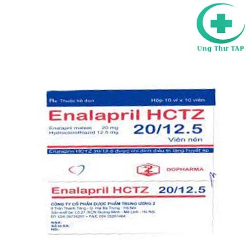 Enalapril HCTZ 20/12.5 - Thuốc điều trị cao huyết áp