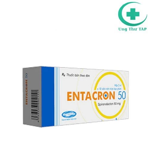 Entacron 50 - Thuốc điều trị phù gan, phù thận, phù tim