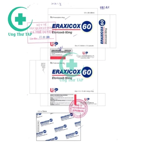 Eraxicox 60 - Thuốc điều trị viêm xương khớp của US Pharma