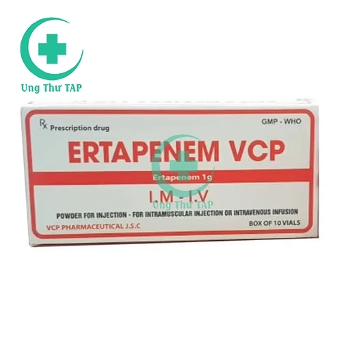 Ertapenem VCP - Thuốc kháng sinh điều trị nhiễm khuẩn của VCP