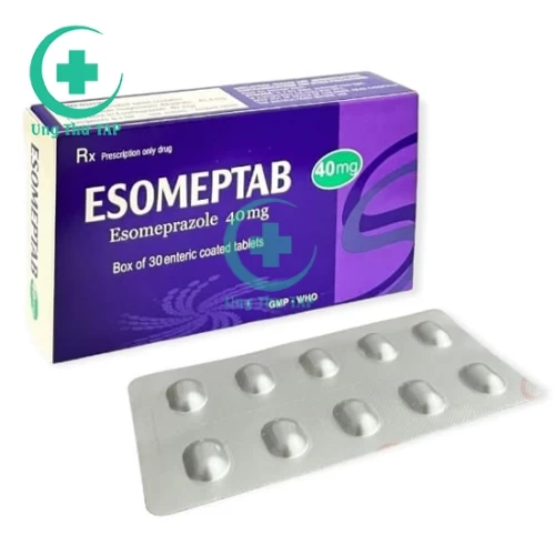Esomeptab 20mg Quapharco - Thuốc điều trị viêm loét dạ dày, tá tràng