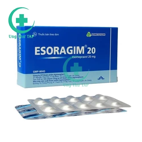 Esoragim 20 Agimexpharm - Thuốc điều trị trào ngược dạ dày