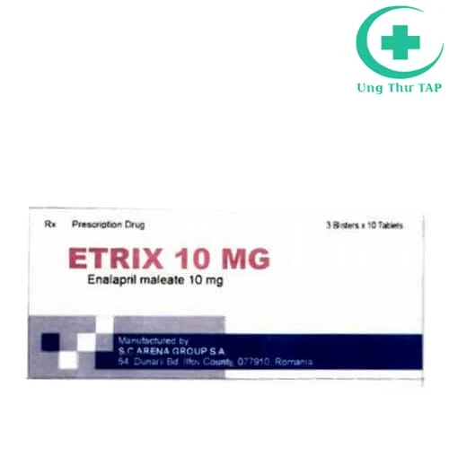 Etrix 10mg Arena - Thuốc điều trị tăng huyết áp cuả Romania