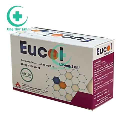 Eucol 1,25mg/5ml CPC1HN - Điều trị viêm mũi dị ứng, mày đay