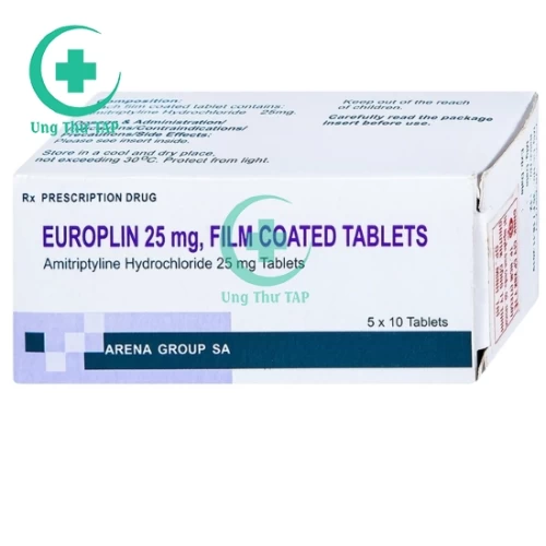 Europlin 25mg - Thuốc điều trị bệnh trầm cảm của Romani