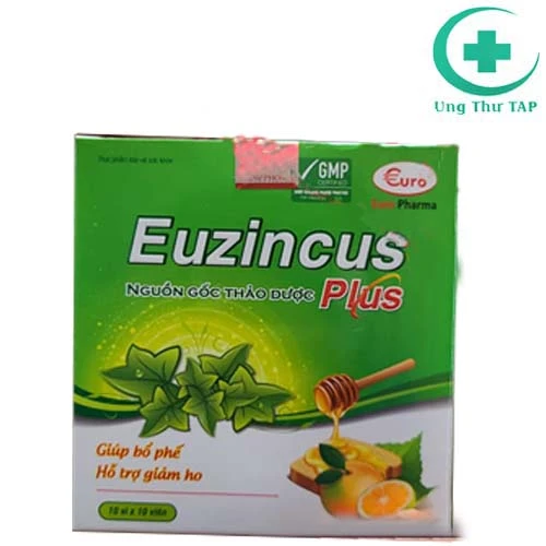Euzincus Plus - Giúp giảm ho, làm ấm đường hô hấp hiệu quả