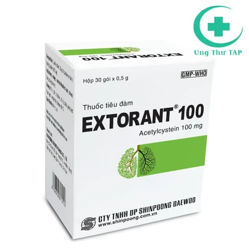 Extorant 100 - Thuốc tiêu đờm, tiêu chất nhầy đường hô hấp