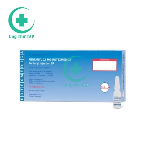 Fentanyl 0,1mg - Rotexmedica - Thuốc giảm đau an thần 