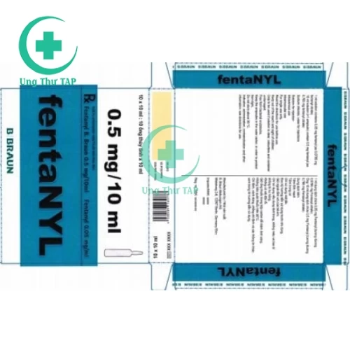 Fentanyl B. Braun 0.5mg/10ml - Thuốc giảm đau, gây mê