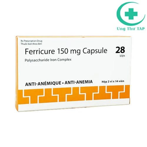 Ferricure 150mg Capsule - Thuốc điều trị thiếu máu hiệu quả