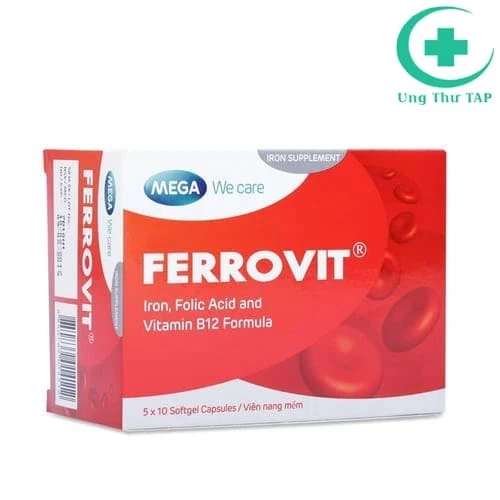 Ferrovit Mega We care - Thuốc điều trị thiếu sắt của Thái Lan