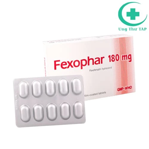 Fexophar 180mg - Thuốc điều trị viêm mũi dị ứng của TV Pharm