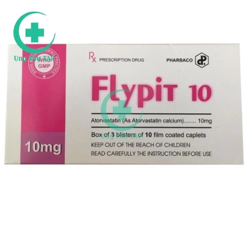 Flypit 10mg Pharbaco - Thuốc điều trị tăng cholesterol máu
