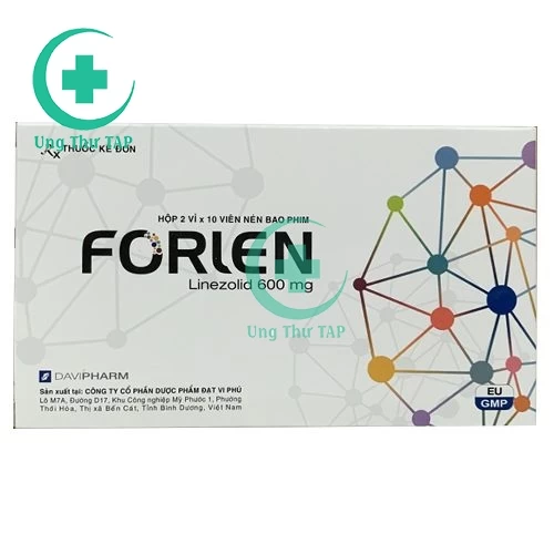 Forlen 600mg Davipharm - Thuốc điều trị viêm,nhiễm trùng