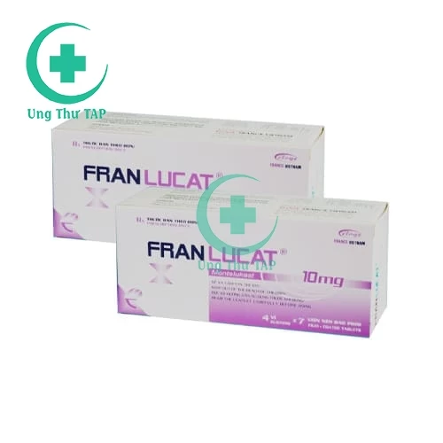 Franlucat 10mg - Thuốc điều trị hen mãn tính hiệu quả