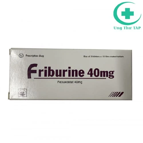Friburine 40mg Pymepharco - Thuốc điều trị gout hiệu quả