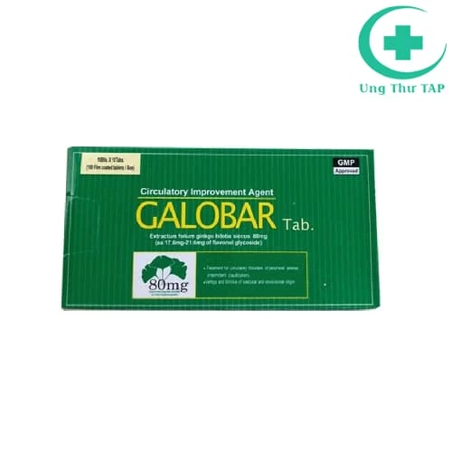 Galobar 80mg Nexpharm - Thuốc điều trị suy tuần hoàn máu não