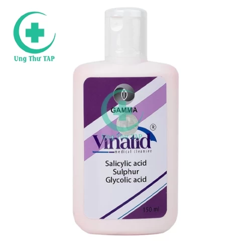 Vinatid Cleanser 150ml Gamma - Hỗ trợ viêm da tiết bã nhờn
