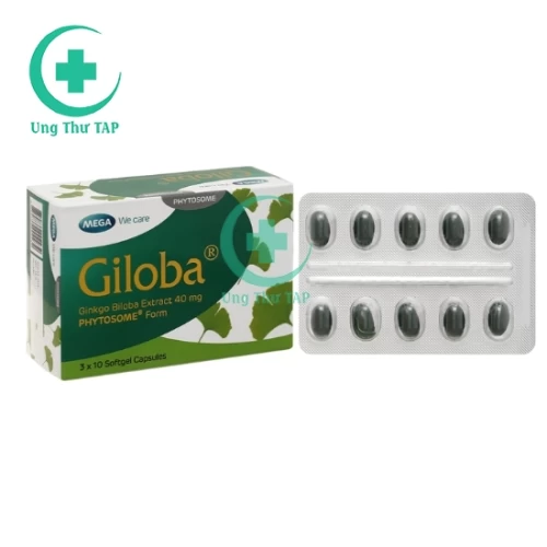 Giloba 40mg Mega We care - Thuốc điều trị suy tuần hoàn não