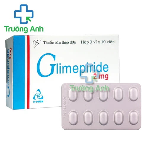 Glimepiride 2mg TV.Pharm - Thuốc điều trị đái tháo đường type II 