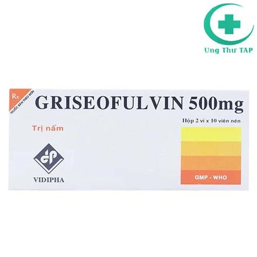 Griseofulvin 500mg - Thuốc điều trị các bệnh nấm da, tóc