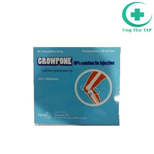 Growpone 10% - Thuốc điều trị hạ Calci huyết cấp hiệu quả