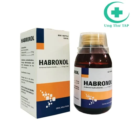 Habroxol (Ambroxol 15mg/5ml) - Thuốc tiêu nhầy đường hô hấp