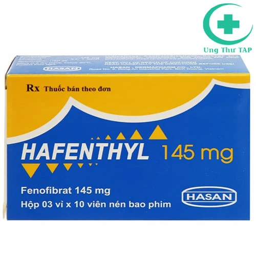 Hafenthyl 145mg - Thuốc điều trị rối loạn lipoprotein huyết