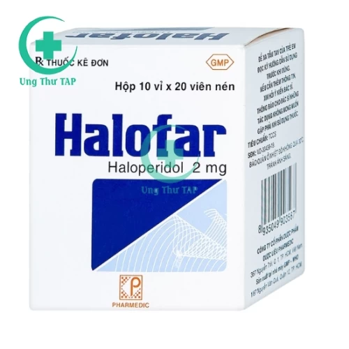 Halofar 2mg Pharmedic - Thuốc điều trị rối loạn tâm thần