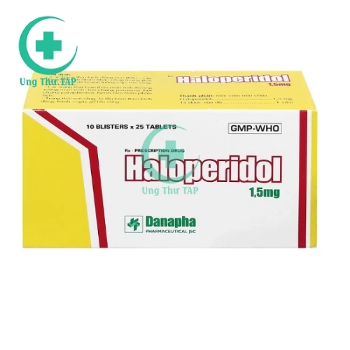 Haloperidol 1,5 mg Danapha (Viên nén) - Thuốc điều trị loạn thần
