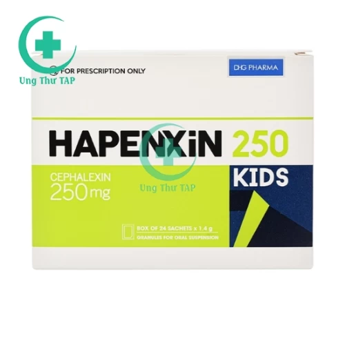 Hapenxin 250 Kids - Thuốc điều trị nhiễm khuẩn đường hô hấp