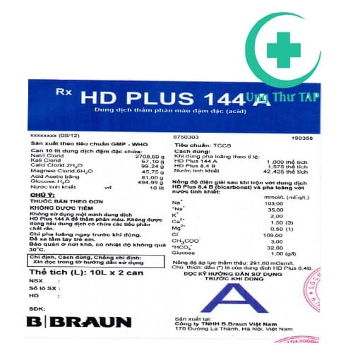 HD Plus 144 A - Thuốc điều trị suy thận cấp và mạn hiệu quả