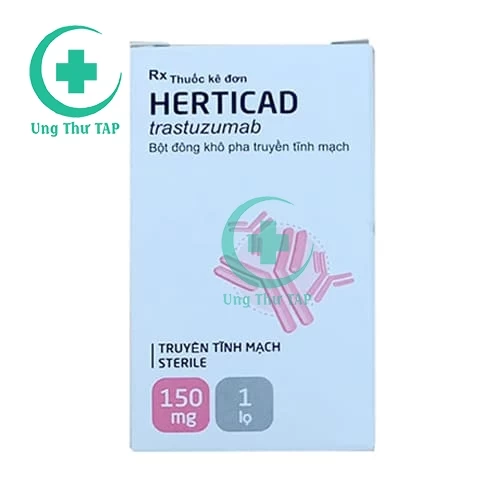 Herticad 150mg - Thuốc trị ung thư vú, điều trị ung thư dạ dày