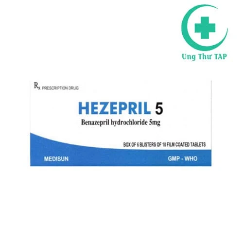 Hezepril 5 - Thuốc điều trị tăng huyết áp hiệu quả