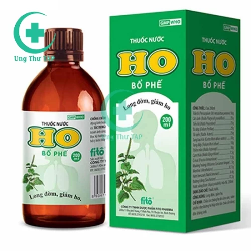Thuốc Ho bổ phế Fitopharma - Thuốc chữa ho do cảm cúm