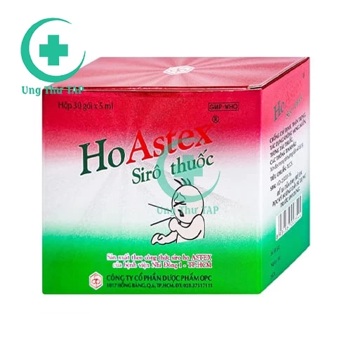 Hoastex- Thuốc trị ho, giúp viêm phế quản hiệu quả