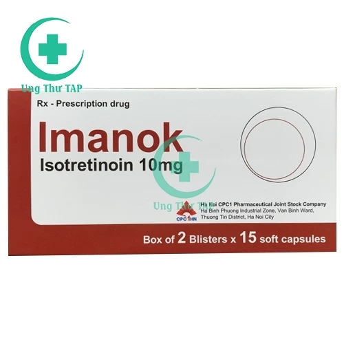 Imanok 10mg CPC1HN - Thuốc điều trị mụn trứng cá nặng