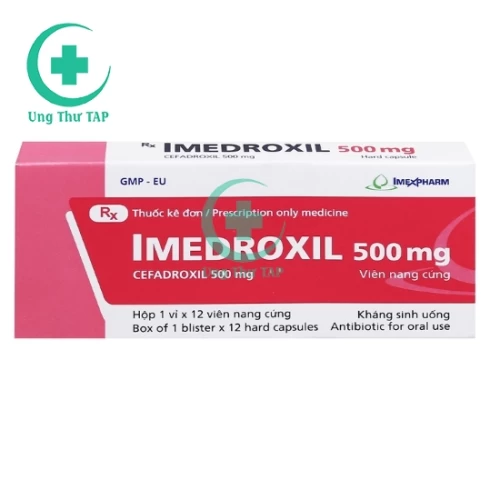 pms-Imedroxil 500mg Imexpharm - Điều trị nhiễm khuẩn hiệu quả
