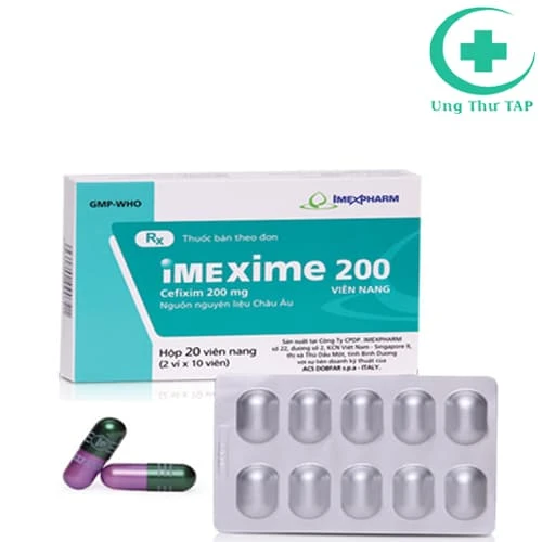 Imexime 200 - Điều trị nhiễm khuẩn,nhiễm nấm hiệu quả