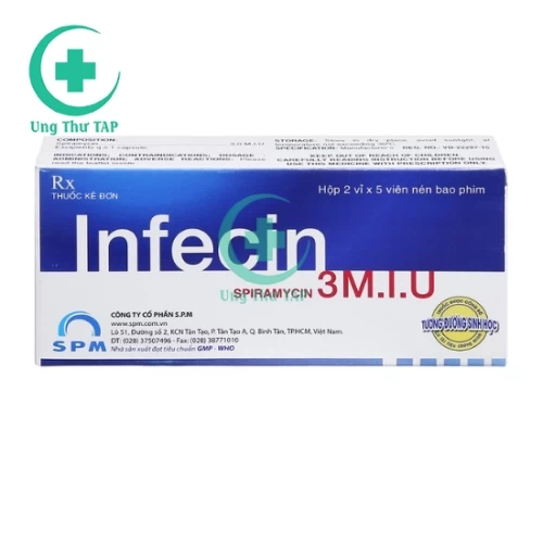 Infecin 3MIU - Thuốc điều trị nhiễm trùng đường hô hấp